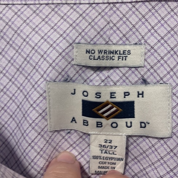 Joseph Abound 💯 Egyptian cotton no wrinkles tall classic fit dress shirt - Picture 3 of 6